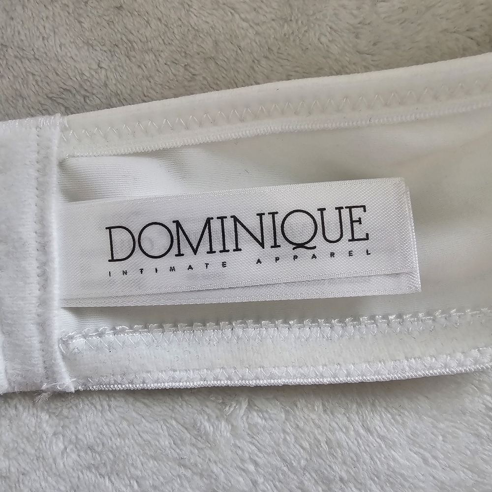 Dominique Strapless Bra White Size 48C Seamless Supportive Full Coverage - Picture 5 of 10